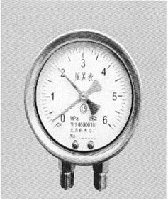 YCTF型全不銹鋼雙針雙管壓差表 YCTF型全不銹鋼雙針雙管壓差表